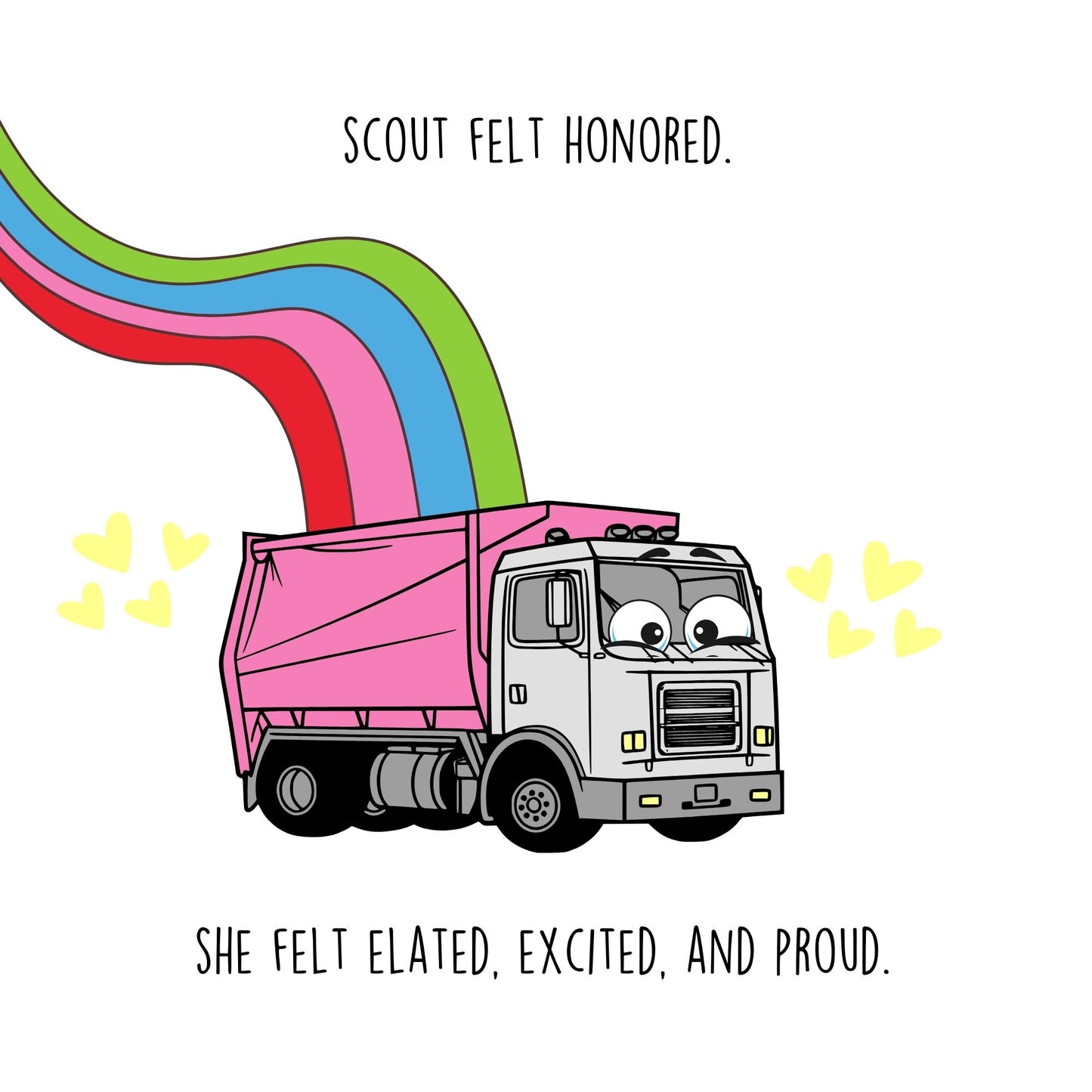 Scout The Pink Garbage Truck