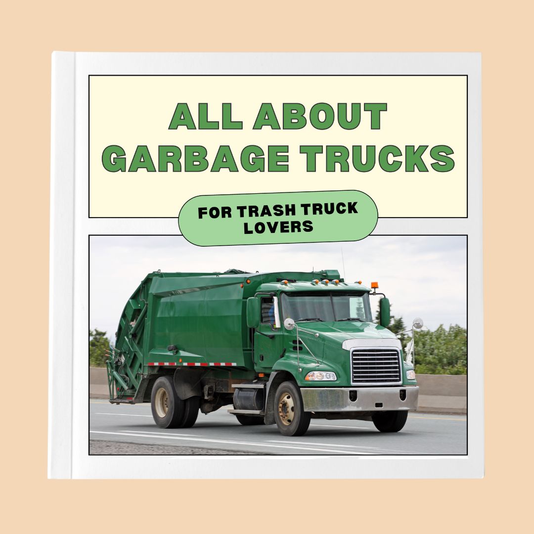 "All About Garbage Trucks" (Hardcover) Children's Book - PRE-ORDER:SHIPS NOVEMBER 1