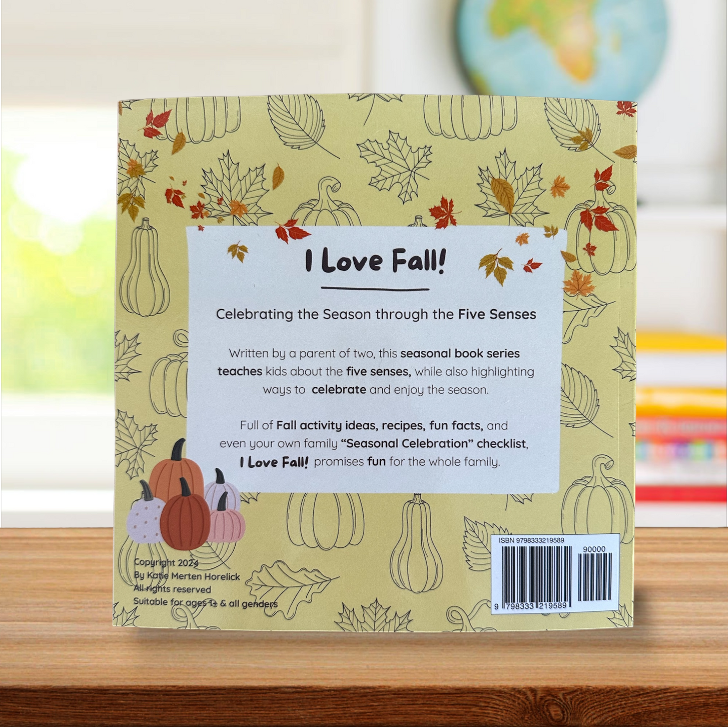 "I Love Fall!" Five Senses Children's Book