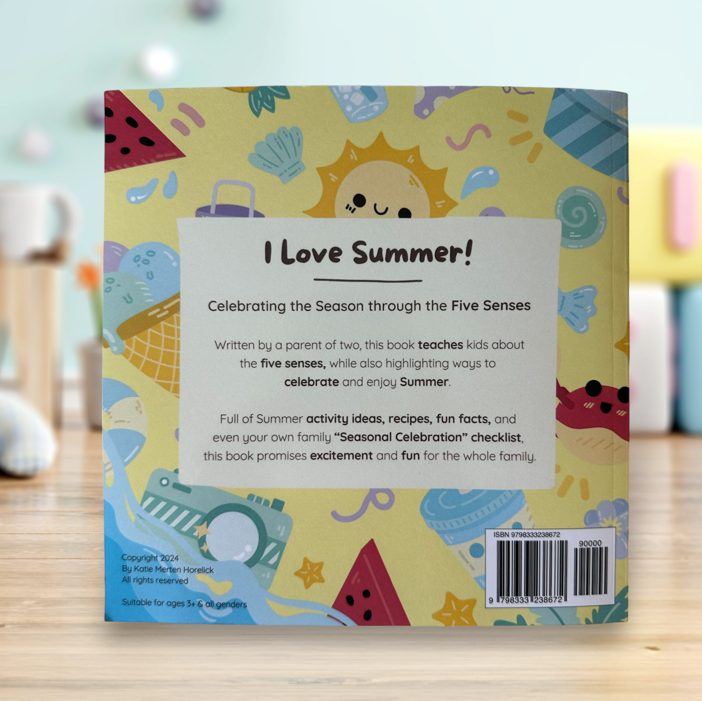 "I Love Summer!" Five Senses Children's Book (Paperback)