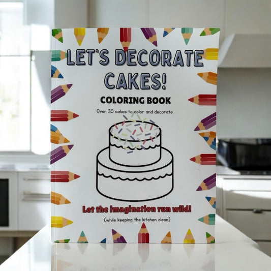 "Let's Decorate Cakes" Coloring & Craft Book